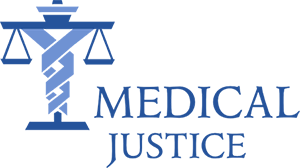 An image of the Medical Justice logo...