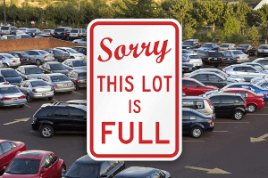 An image depicting a parking lot...