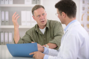 Doctor terminating a relationship with an angry patient