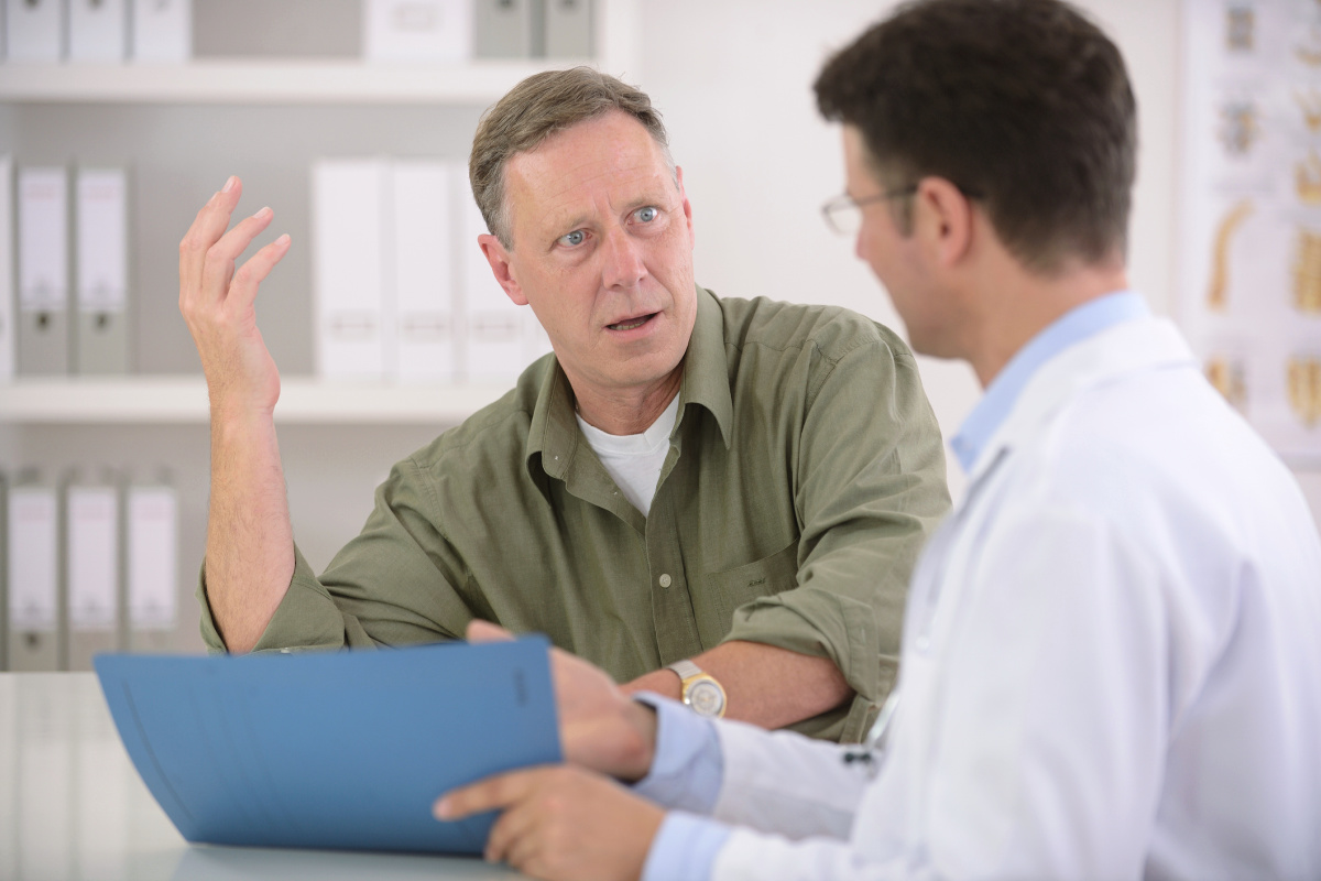 Doctor terminating a relationship with an angry patient