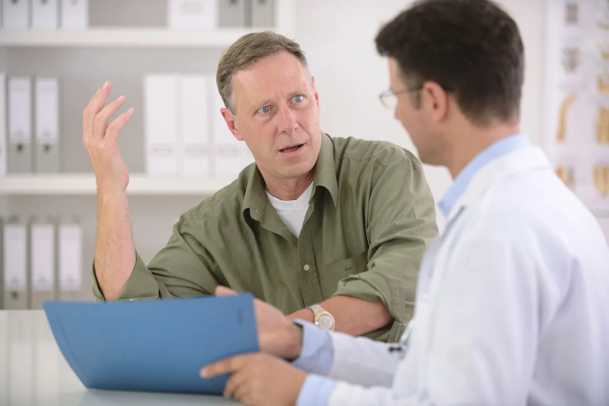 Doctor terminating a relationship with an angry patient