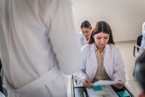 Physician with a disability during a medical board certification exam