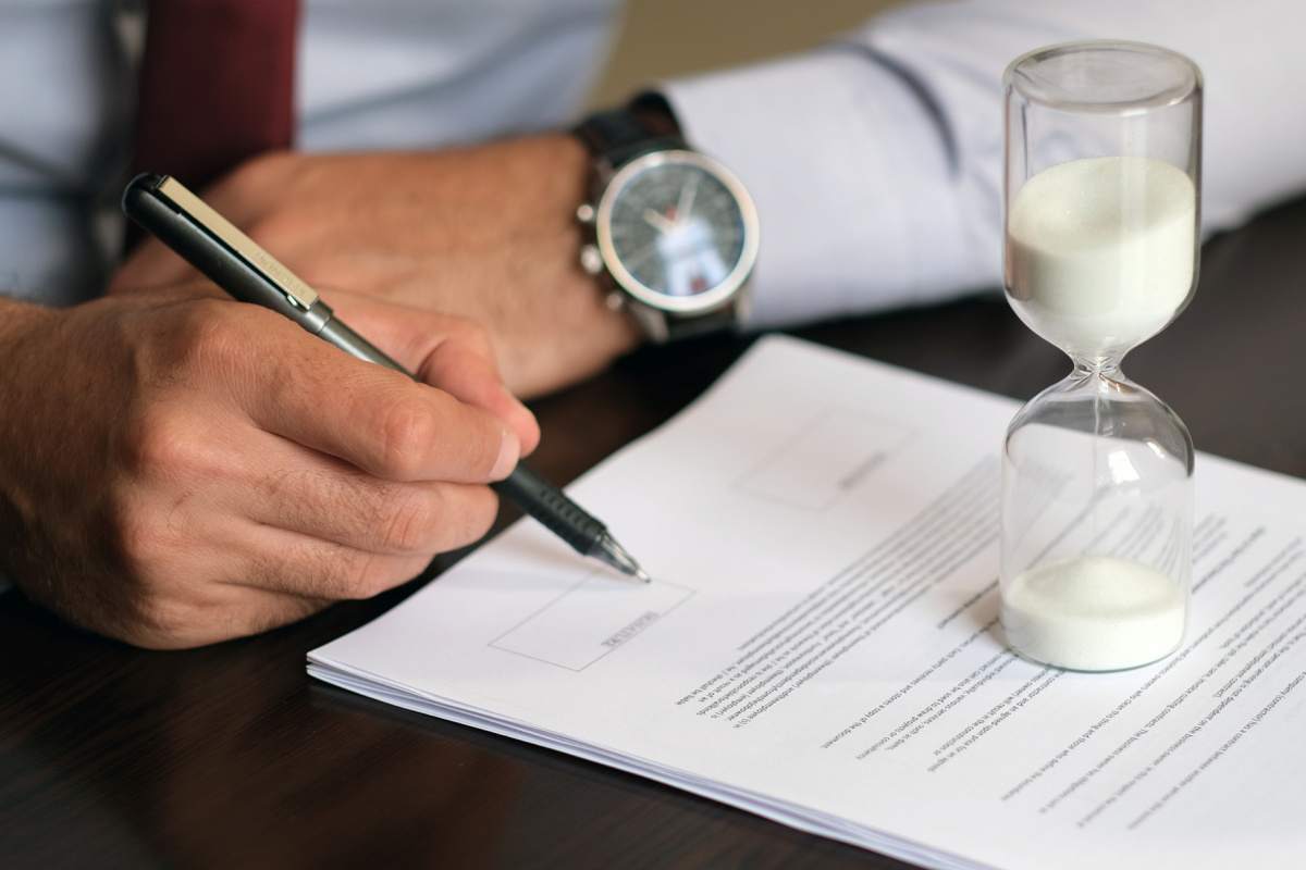 Physician signing asset protection documents